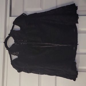 Killstar Lace Ruffle Top